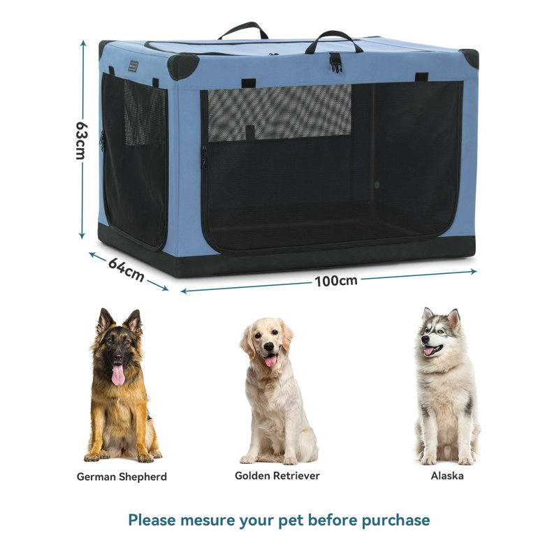 Caisse pour animaux Dejenae, Grand (H 39,5 po x l 25 po x P 25 po)