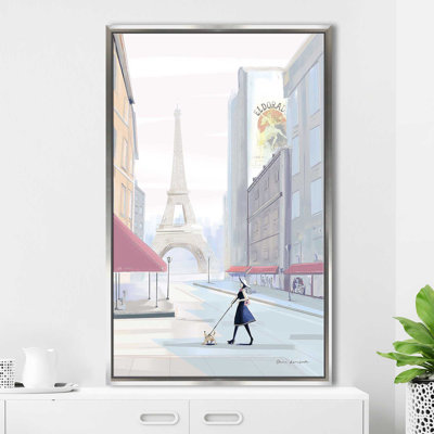 «Paris Morning Walk» par Omar Escalante - Peinture