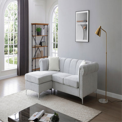 Sammy Modern Sofa Chaise , GRAY