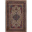 Tapis à teinture végétale antique pré-1900 3 x 5