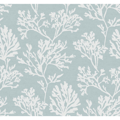 Tortuga Coral Weave Wallpaper
