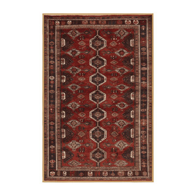 Machine Washable Turkish Brown Area Rug