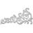 Avery 15.25'' H x 29.75'' W x 1'' D Urethane Onlay Scroll