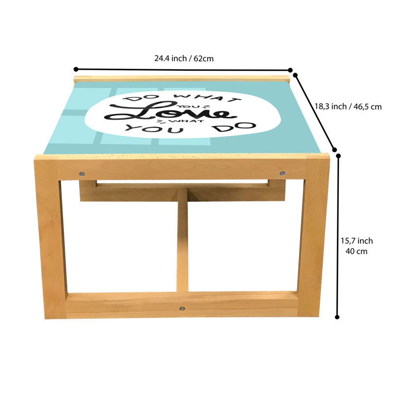Jackueline Sled Coffee Table, 62cm H x 46cm W x 40cm D