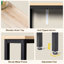 Ensemble de 2 pièces triamine + fer 78,74 po avec table de vestibule Power Strip-527624117