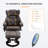 Massage Recliner Chair With Ottoman Footrest, 10 Vibration Points, 360° Swivel Reclining Chair, Faux Leather Living Room Chair With Side Pocket And Remote Control-51739477