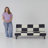 Adetola Twin 64'' Faux Leather Cushioned Convertible Sofa-893852417-805675036
