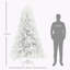 Arbre de Noël artificiel enneigé 7,5 pi de hauteur