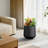 17 in. Large Matte Black(Upgraded Interior) Concrete Tall Round Planter / Pot with Drainage Holes for Outdoor Indoor-1478389923-1487454854