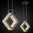 Black Square Pendant Light