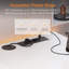 Yatendra L-Shaped Metal Base Writing Desk with Power Outlet-1183165717