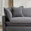 Canapé modulaire d'extérieur 112,2 po en L chenille