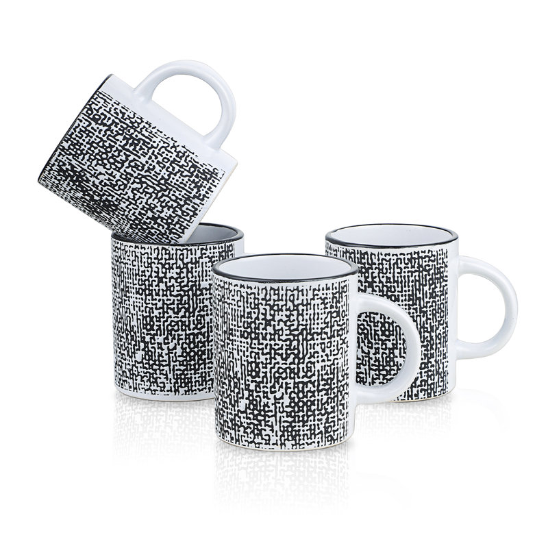 Stone Lain Sophie 4-Piece Mug Set Stoneware, White