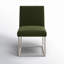 Chaise d'appoint rembourrée en acier inoxydable Athens-1213203037-1208584447
