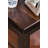 1Pc Nightstand Only Transitional Solid Wood 2-Drawers Square Chrome Knobs Multitone Unique Nightstand
