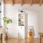Tall Cabinet with Single Door and open shelves