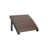 Chocolate Brown Top/Black Base