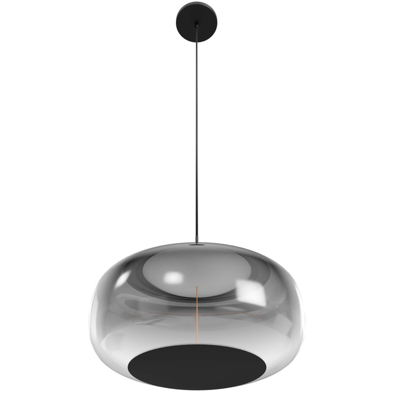 Luminaire suspendu en acrylique 1 lumière Monaco