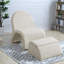 Accent Chairs With Storage Ottoman, Chenille Modern Chair For Home