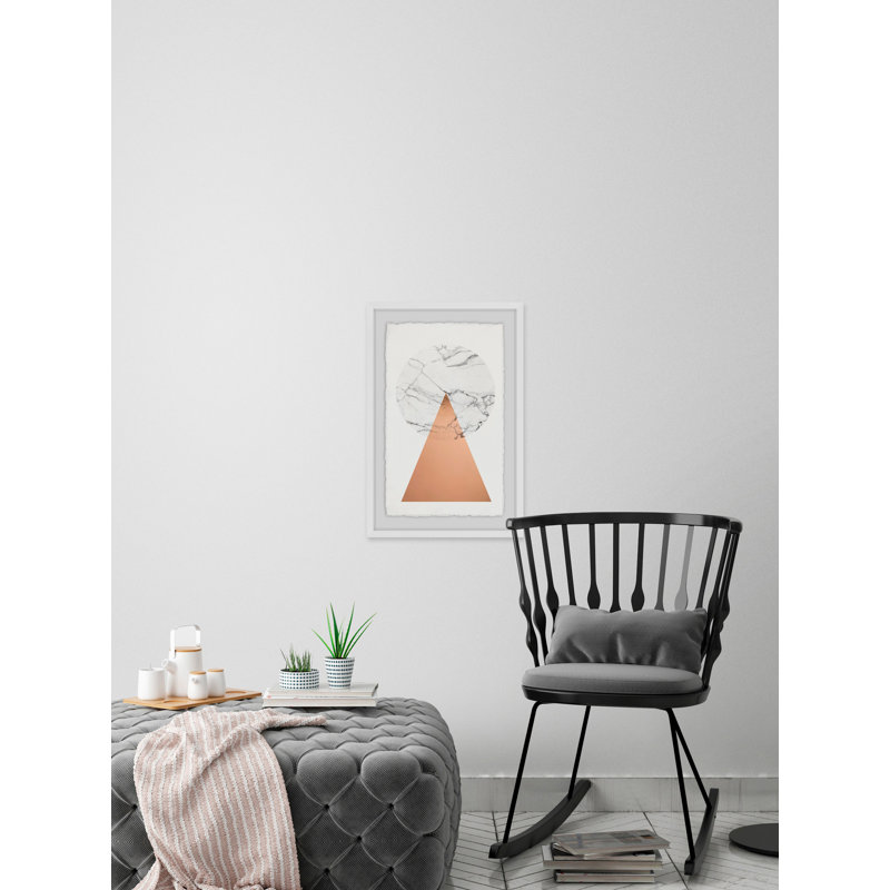 Marble Effect II by Julia Posokhova - Single Picture Frame Print, 91 cm H x 61 cm W x 4 cm D