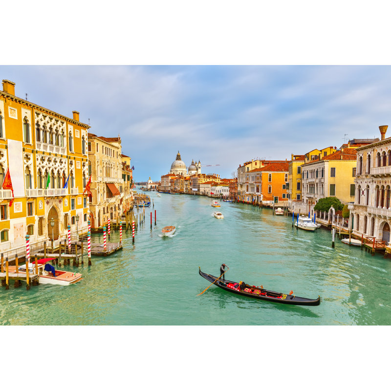 Grand Canal by Sborisov - Wrapped Canvas Print, 20cm H x 30cm W