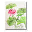 Lotus et libellule - reproduction sur toile-59708326-59708328