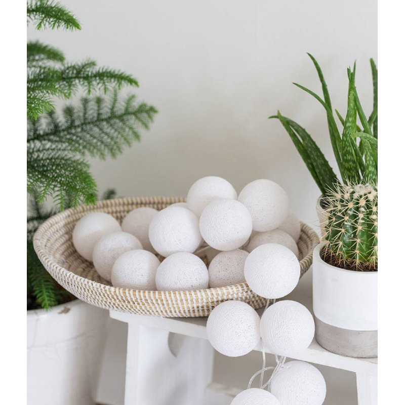 149'' Globe String Lights, White