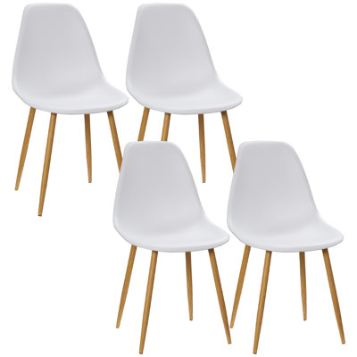 Boles Side Chair in White