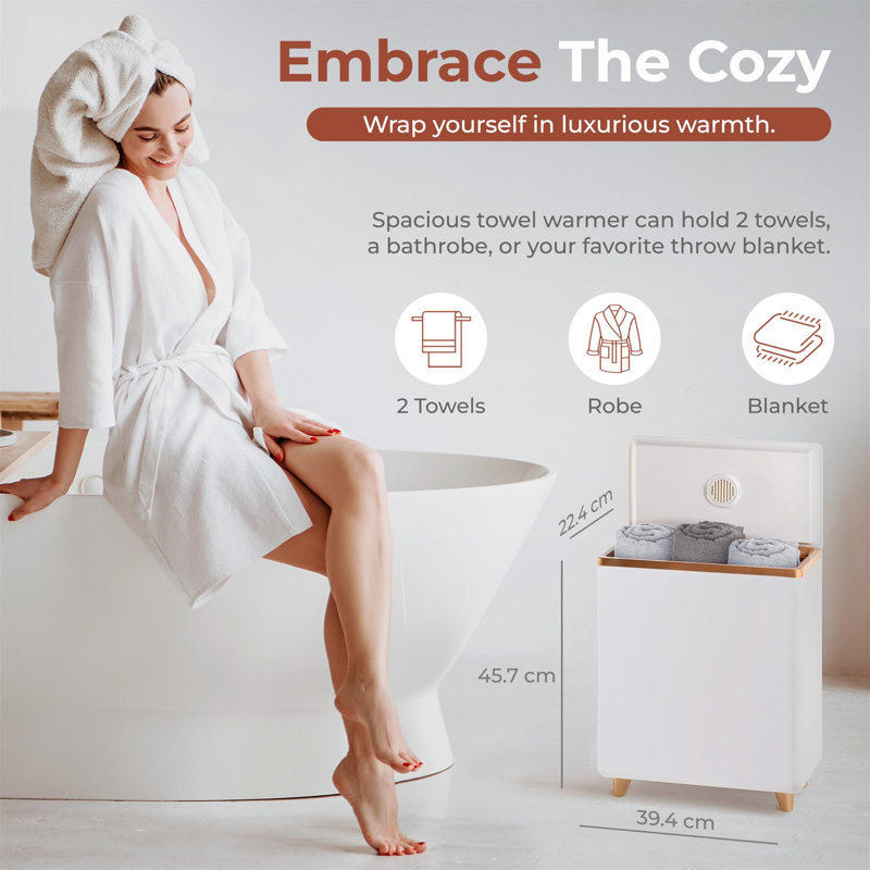 Heated Towel Rails, Brown/White