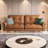 Retro nebula straight row modern simple sofa-102409086-102409093