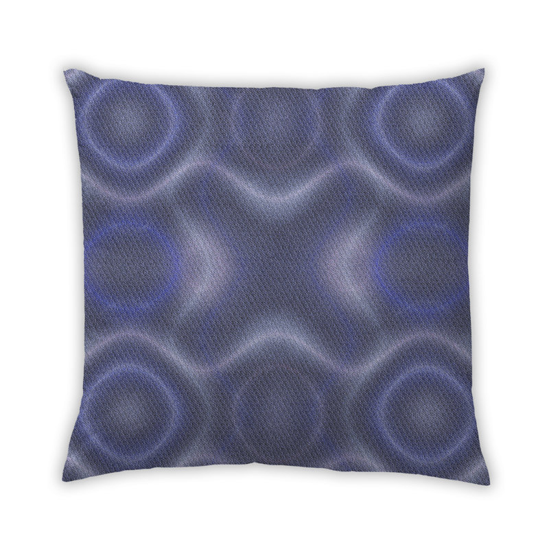 Housse et insert de coussin carré Destiney, Bleu