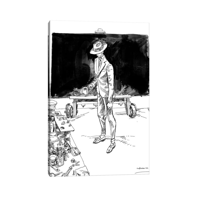 My Shadow Phase by Sunflowerman - Gallery-Wrapped Canvas Giclée on Canvas, Canvas, 101.6 cm H x 66.04 cm W x 1.91 cm D