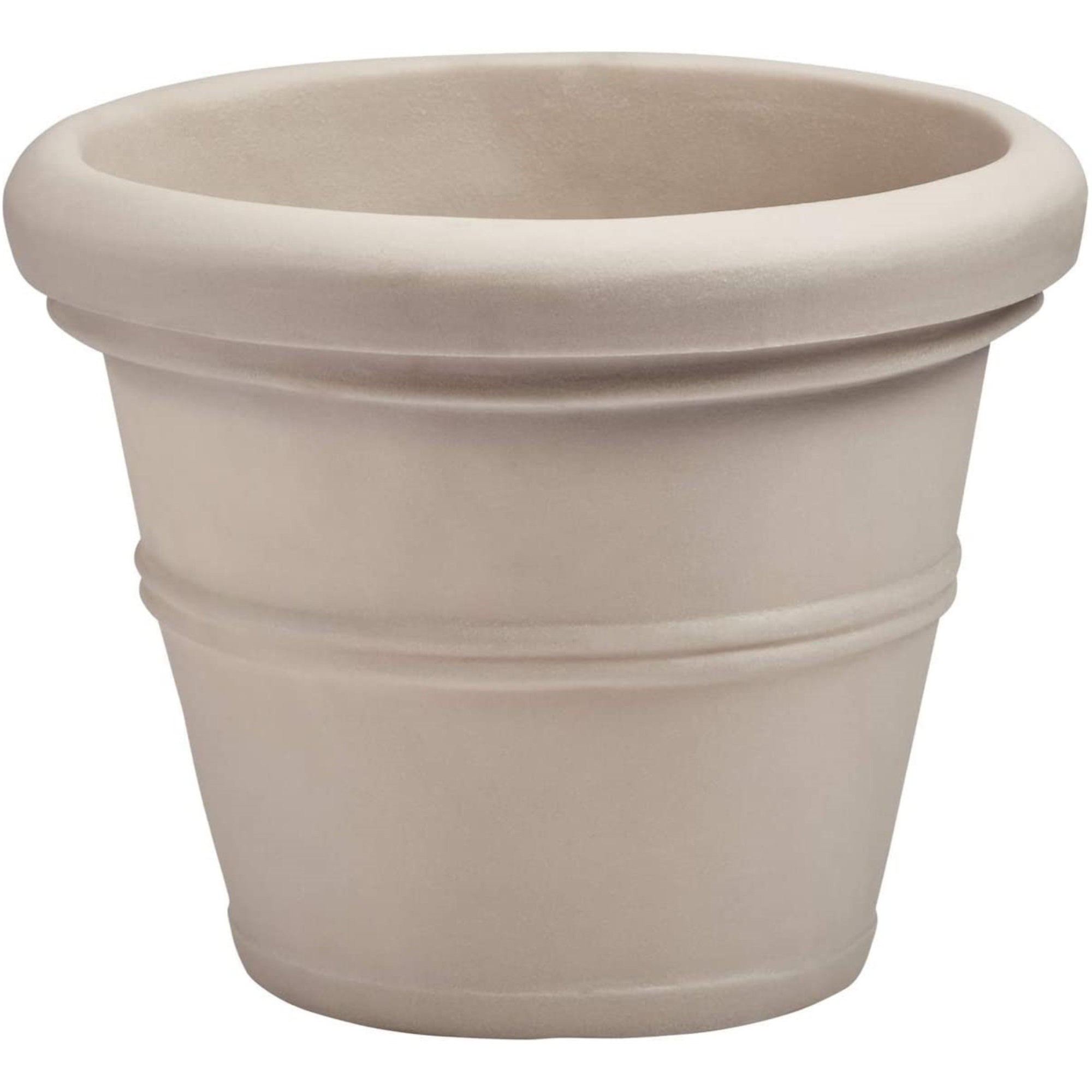 Lanesborough Resin Pot Planter, 10.75" H x 13.5" W x 13.5" D, Weathered Terracotta