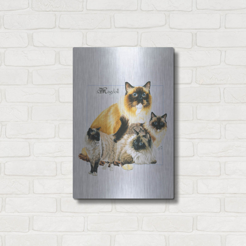 "Ragdoll" par Barbara Keith, H 24 po x l 16 po