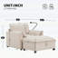 Chaise longue moderne avec repose-pieds avec rangement Cloud-498322056