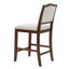 Ensemble de 2 tabourets de bar à hauteur de comptoir - Ensemble de 2 tabourets de bar rustiques avec structure en bois d'hévéa (sans table)-1257956962