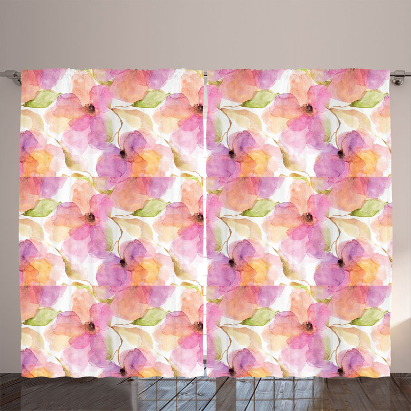 Semi Sheer Curtain Pair