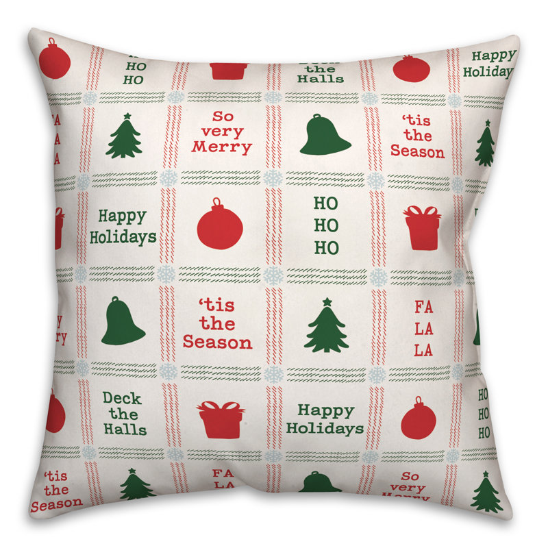 Coussin Xmas Icon Grid
