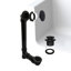1 1-1 / 2 po x 12 po Ensemble de drain de baignoire 40 pieds en ABS avec trop-plein à un trou-37144984