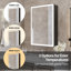 Armoire à pharmacie encastrée / à fixation en surface avec miroir, désembueur, gradateur, prises USB et éclairage intérieur Maximes -1280920395-1295910791