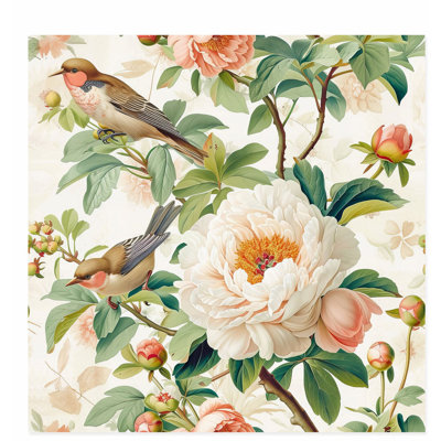 Impression d'art moderne sans cadre Floral Floral Dreamscape IV