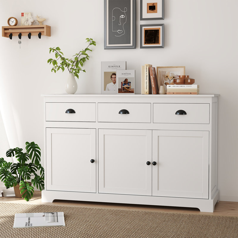 136cm Sideboard, White