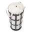 Belinda Wood Laundry Basket with Handles-22459794-22459795