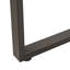 Acacia Solid Wood Top Metal Base Dining Table