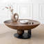Table basse moderne en bois 39,37 po sans assemblage requis pour le salon