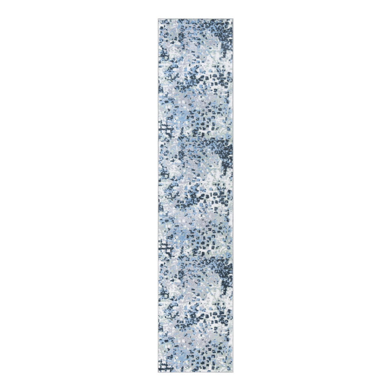 Azion Abstract Indoor Rug, Runner 2'7" x 12'