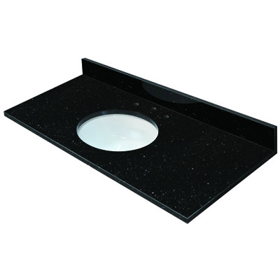 Plateau de meuble-lavabo simple 49 po avec lavabo