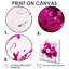 Viva Magenta Secret Wispers III - Pink, reproduction d'art sur toile 4 pièces-1217827989-1217827986