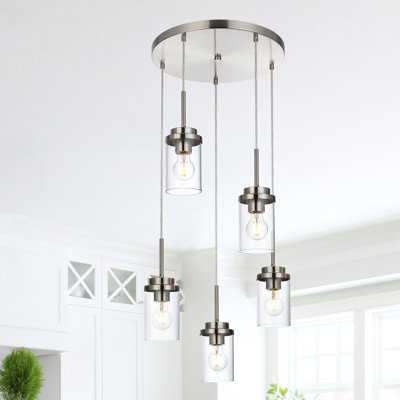 Ashvir 5 - Light Kitchen Island Pendant
