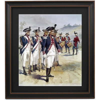Infantry And Musicians By Henry Alexander Ogden